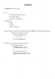 English worksheet: passive voice