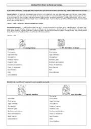 English Worksheet: Introduce someone else : Harry Potter, his friends and enemies