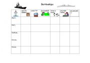 English Worksheet: May I? play Battleships