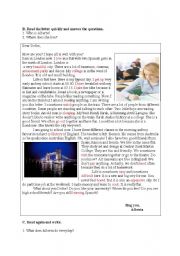 English Worksheet: present simple tense 