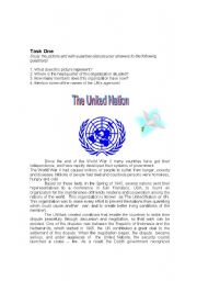 The United Nations - Reading Comprehension