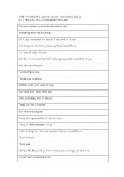 English worksheet: SONG - BRYAN ADAMS