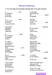 English Worksheet: Song _ Suzanne Vega