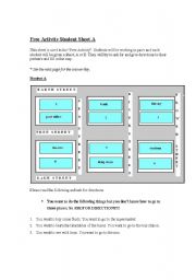 English Worksheet: giving directions