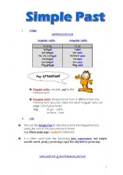 English Worksheet: Past Simple - Grammar Guide