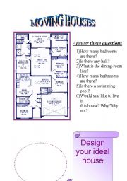 English Worksheet: Moving houses