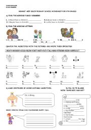 English Worksheet: worksheet 