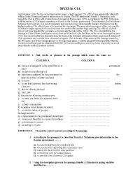 English Worksheet: Reading study