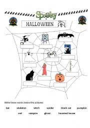 English Worksheet: HALLOWEEN FUN