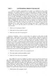 English Worksheet: worksheet about tenses