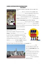 English Worksheet: THE QUEEN OF ENGLAND