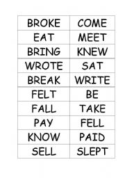 English Worksheet: domino game