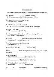 English worksheet: present perfect