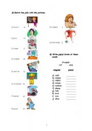 English Worksheet: Elementary Level Worksheet