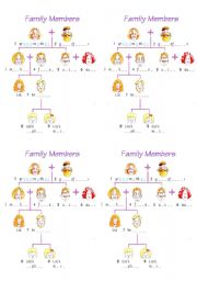 English Worksheet: Family tree