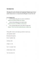 English Worksheet: Simple past