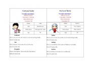English Worksheet: Find your family