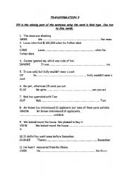 English worksheet: Grammar revison 1