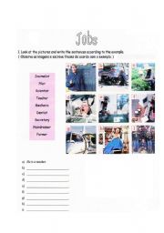 English worksheet: Jobs