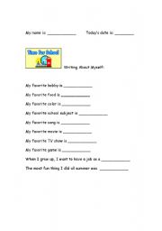 English Worksheet: Icebreaker