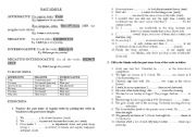 English Worksheet: Past simple of regular and irregular verbs