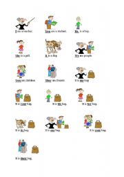 English Worksheet: Pronouns