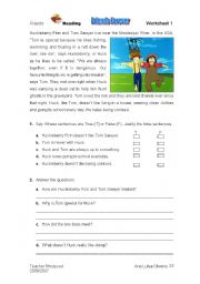 English Worksheet: Friends