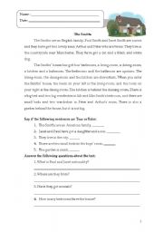 English Worksheet: The Smiths