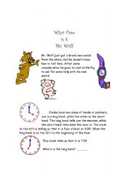 English Worksheet: Time