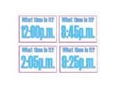 English worksheet: What time is it? 3