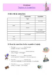 English Worksheet: Degree of the adjectives 