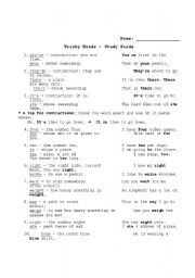 English Worksheet: Usage Errors Study Guide