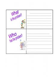 English worksheet: Graphich organiser