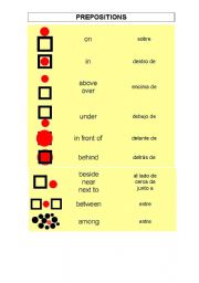 English worksheet: Prepositions