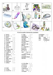 English Worksheet: School life (part 2)