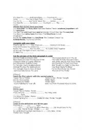 English worksheet: thriller