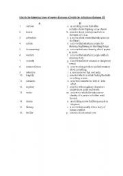 English worksheet: movie