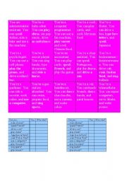 English Worksheet: WHAT CAN YOU DO?