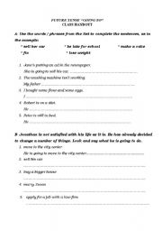 English Worksheet: future 