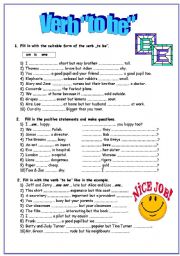 English Worksheet: verb