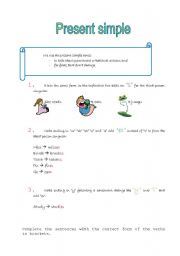 English Worksheet: SIMPLE PRESENT