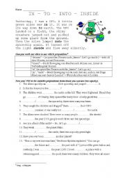 Prepositions of place: in - to - into - inside