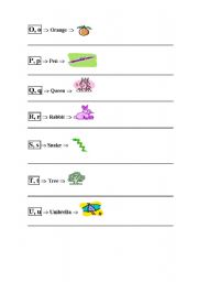 English worksheet: The Alphabet