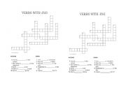 English Worksheet: verbs in -ing