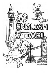 English Worksheet: English Time Poster
