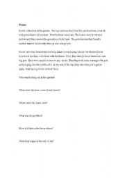 English Worksheet: Leaves