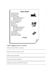 English Worksheet: READING