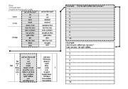 irregular past tense worksheet (with easy diagram included)