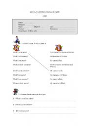 English Worksheet: revision quiz