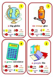 English Worksheet: Go fish cards